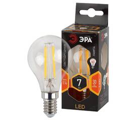 Лампа светодиодная Эра E14 7W 2700K F-LED P45-7W-827-E14 Б0027946