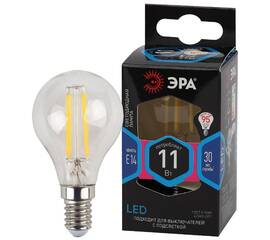 Лампа светодиодная Эра E14 11W 4000K F-LED P45-11w-840-E14 Б0047014