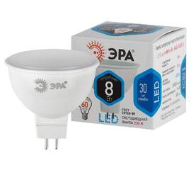 Лампа светодиодная Эра GU5.3 8W 4000K LED MR16-8W-840-GU5.3 Б0020547