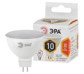 Лампа светодиодная Эра GU5.3 10W 2700K LED MR16-10W-827-GU5.3 Б0032995