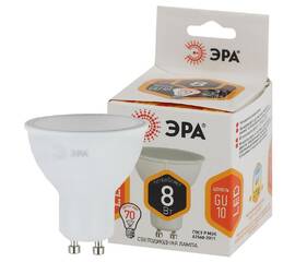 Лампа светодиодная Эра GU10 8W 2700K LED MR16-8W-827-GU10 Б0036728