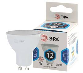 Лампа светодиодная Эра GU10 12W 4000K LED MR16-12W-840-GU10 Б0040890