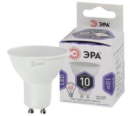 Лампа светодиодная Эра GU10 10W 6000K LED MR16-10W-860-GU10 Б0049074