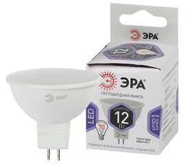 Лампа светодиодная Эра GU5.3 12W 6000K LED MR16-12W-860-GU5.3 Б0049075
