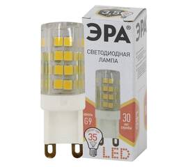 Лампа светодиодная Эра G9 3,5W 2700K LED JCD-3,5W-CER-827-G9 Б0027861