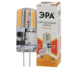Лампа светодиодная Эра G4 2,5W 2700K LED-JC-2,5W-12V-SLC-827-G4 Б0049089