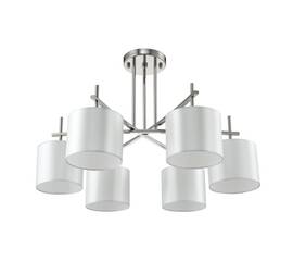 Потолочная люстра Crystal Lux Sergio PL6 Nickel