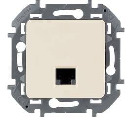 Информационная розетка RJ 45 категория 6 UTP INSPIRIA слоновая кость