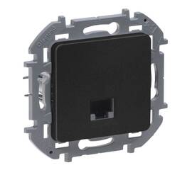 Информационная розетка RJ 45 категория 6 UTP INSPIRIA антрацит