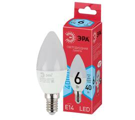 Лампа светодиодная Эра E14 6W 4000K LED B35-6W-840-E14 R Б0051057