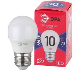 Лампа светодиодная Эра E27 10W 6500K LED P45-10W-865-E27 R Б0045355