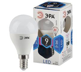 Лампа светодиодная Эра E14 9W 4000K LED P45-9W-840-E14 Б0029042