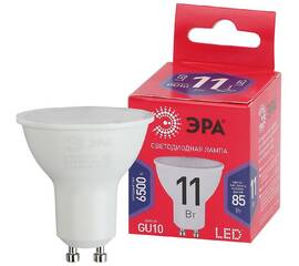 Лампа светодиодная Эра GU10 11W 6500K LED MR16-11W-865-GU10 R Б0045346