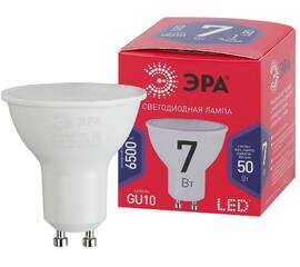 Лампа светодиодная Эра GU10 7W 6500K LED MR16-7W-865-GU10 R Б0045350