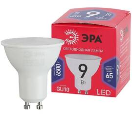 Лампа светодиодная Эра GU10 9W 6500K LED MR16-9W-865-GU10 R Б0045352