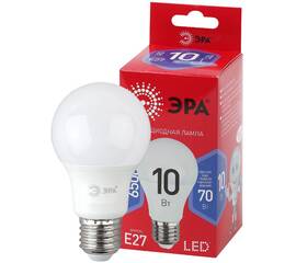 Лампа светодиодная Эра E27 10W 6500K LED A60-10W-865-E27 R Б0045324