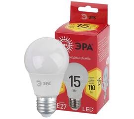 Лампа светодиодная Эра E27 15W 2700K LED A60-15W-827-E27 R Б0046355
