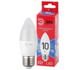 Лампа светодиодная Эра E27 10W 6500K LED B35-10W-865-E27 R Б0045338