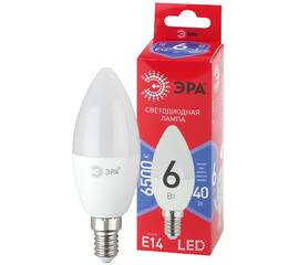 Лампа светодиодная Эра E14 6W 6500K LED B35-6W-865-E14 R Б0045339