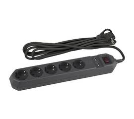 Сетевой фильтр ЭРА USF-5es-1.5m-USB-B Б0019036