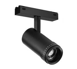 Трековый магнитный светильник Arlight MAG-VIBE-SPOT-ZOOM-R47-10W Warm3000 (BK, 20-55 deg, 48V) 04448