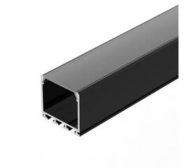 Алюминиевый профиль Arlight PLS-LOCK-H25-3000 ANOD Black 044847