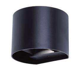 Уличный настенный светильник Uniel ULU-S56B-2x3W/3000K+4000K+6000K IP65 BLACK UL-00010855