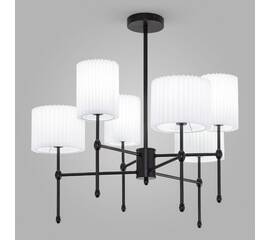 Люстра на штанге Eurosvet Notturno 60162/6 черный Smart a065662
