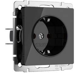 Розетка с заземлением и шторками Werkel 4690389197710 W1171148 a064042
