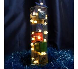 Светодиодная гирлянда линейная Лед шарики Feron CL565 48611