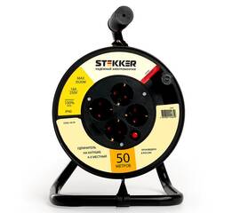 Удлинитель на катушке Stekker Standart STD01-40-50 49391