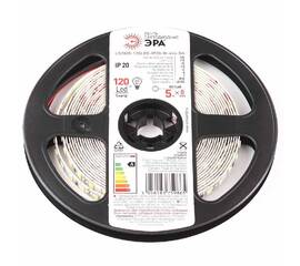 Светодиодная лента ЭРА 4,8W/m 120LED/m 2835SMD белый 5M LS2835-120LED-IP20-W-eco-5m Б0035595