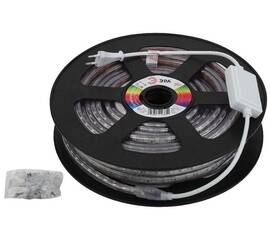 Светодиодная лента Эра 220В 5050 14,4Вт/м RGB 20м IP67 LS5050-14,4-60-220-RGB-IP67-20m Б0043097