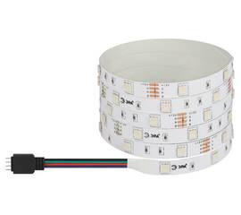 Светодиодная лента Эра 12В 2835 7,2Вт/м RGB 5м IP20 LS5050-7,2-30-12-RGB-IP20-1 year-5m Б0035602