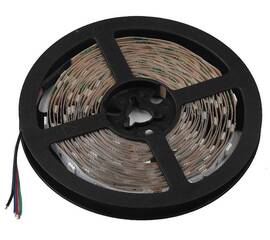 Светодиодная лента Эра 12В 5050 7,2Вт/м RGB 5м IP20 LS5050-7,2-30-12-RGB-IP20-2year-5m KU-5050AD-30D