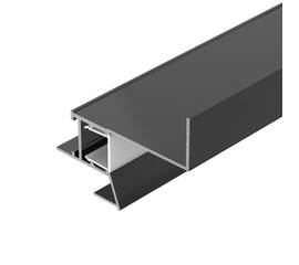 Алюминиевый профиль Arlight СEIL-S18-SHADOW-SIDE-3000 ANOD BLACK 047639