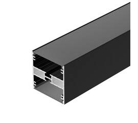 Алюминиевый профиль Arlight LINE-5050-DUAL-2000 ANOD BLACK 045652