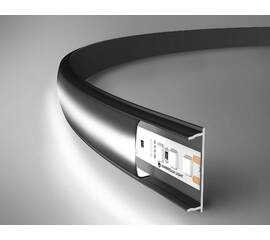 Алюминиевый накладной профиль Ambrella Light Alum Profile GP1600BK/BK