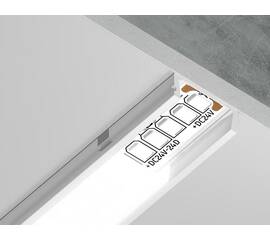 Алюминиевый накладной профиль Ambrella Light Alum Profile GP1700WH