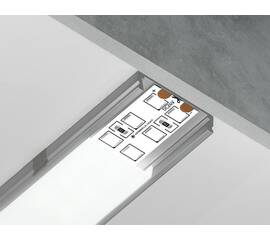 Алюминиевый накладной профиль Ambrella Light Alum Profile GP1800AL