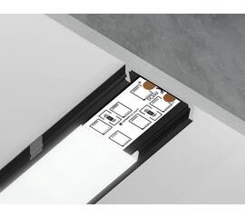 Алюминиевый накладной профиль Ambrella Light Alum Profile GP1800BK