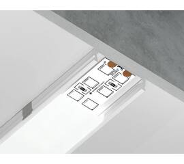 Алюминиевый накладной профиль Ambrella Light Alum Profile GP1800WH