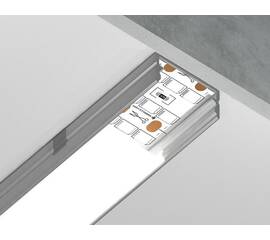 Алюминиевый накладной профиль Ambrella Light Alum Profile GP2001AL