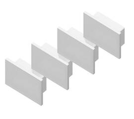 Заглушка (4 шт.) Ambrella Light Alum Profile GP8350