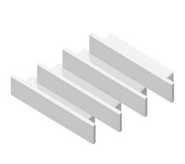 Заглушка (4 шт.) Ambrella Light Alum Profile GP8450