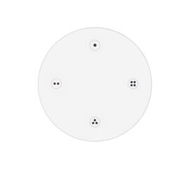 Пульт Arlight SMART-801-22-4G-4SC-SH White (3V, Magnet, 2.4G) 046482