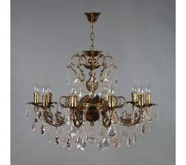 Подвесная люстра Ambiente Alicante 8888/10 PB Leaf Crystal