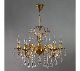 Подвесная люстра Ambiente Granada 2118/5 AB Leaf Crystal