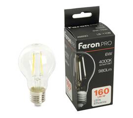 Светодиодная лампа Feron LB-1106 E27 6W 4000K 48890