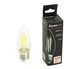 Светодиодная лампа Feron LB-1206 E27 6W 4000K 51239